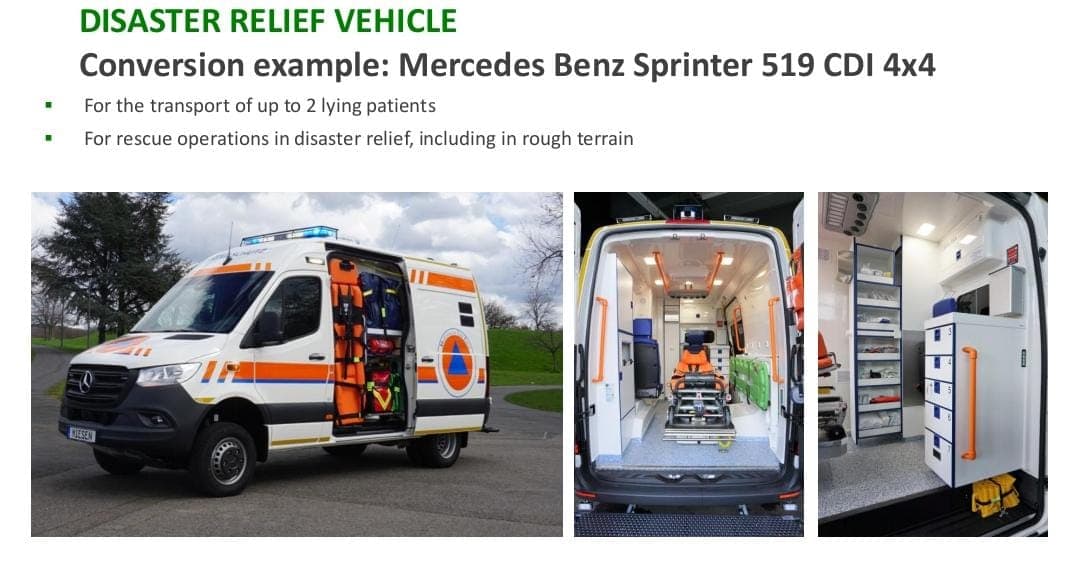 WAS 500 4x4 - All-Wheel Drive Ambulance